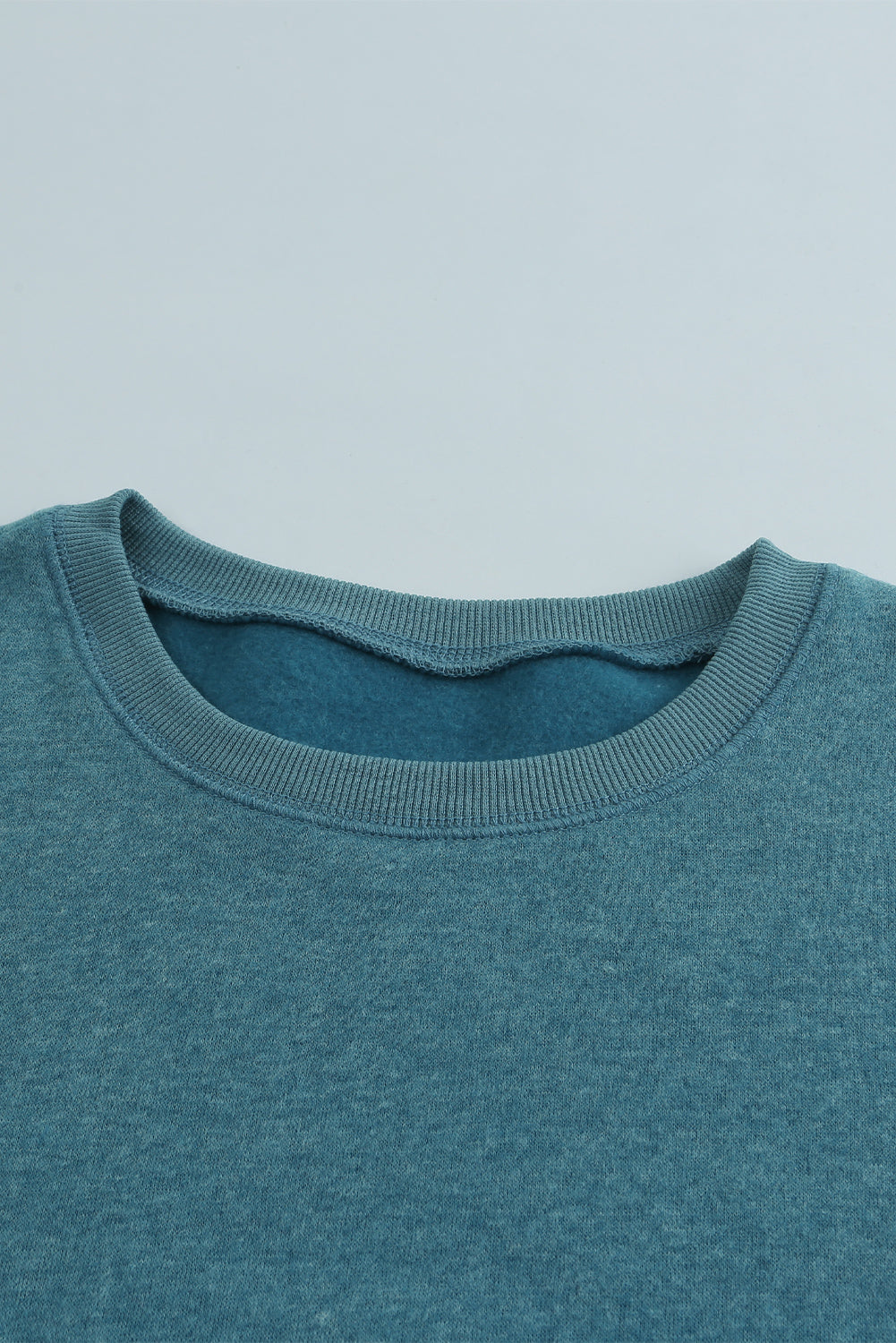 Color Block Ribbed Trim Sweatshirt - Girl Code