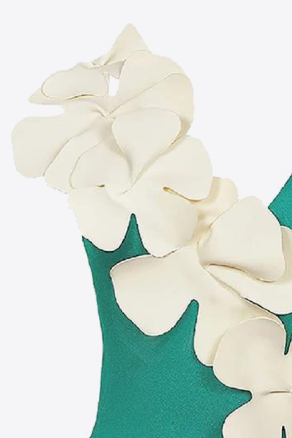 Flower Contrast One-Piece Swimsuit Trendsi