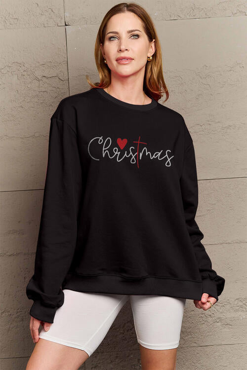 Simple CHRISTMAS Long Sleeve Sweatshirt