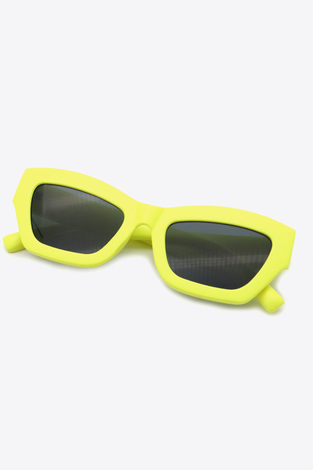 Classic UV400 Polycarbonate Frame Sunglasses - Lemon / One Size Girl Code