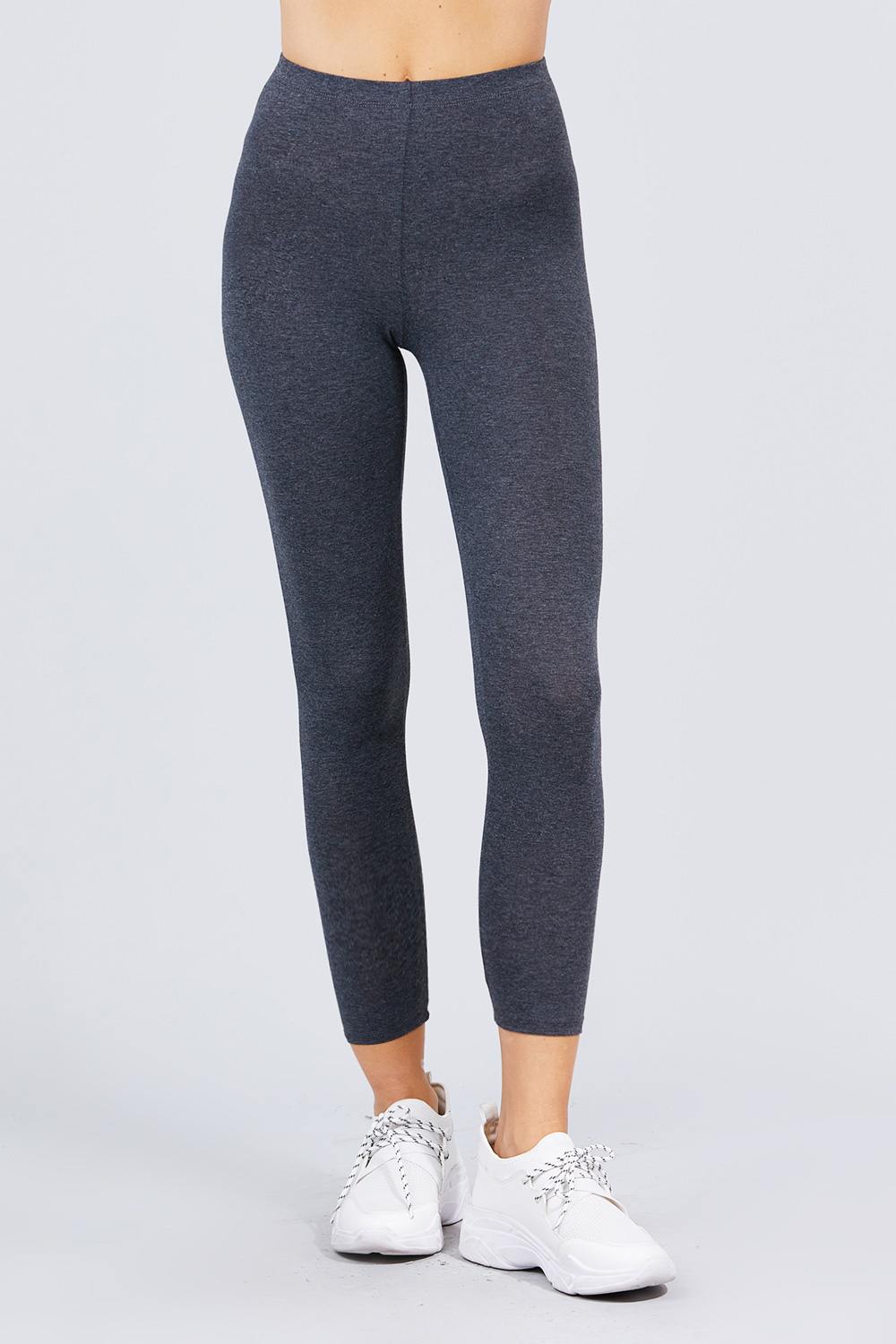 Cotton Spandex Jersey Long - Charcoal Grey / S Pants Girl Code