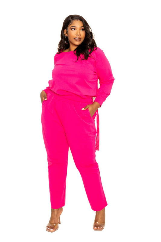 Grommet Detail Lounge Sets - Outfit Sets Girl Code