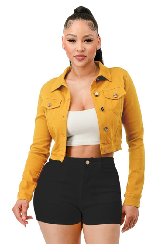 Super Stretchy Cropped Jacket