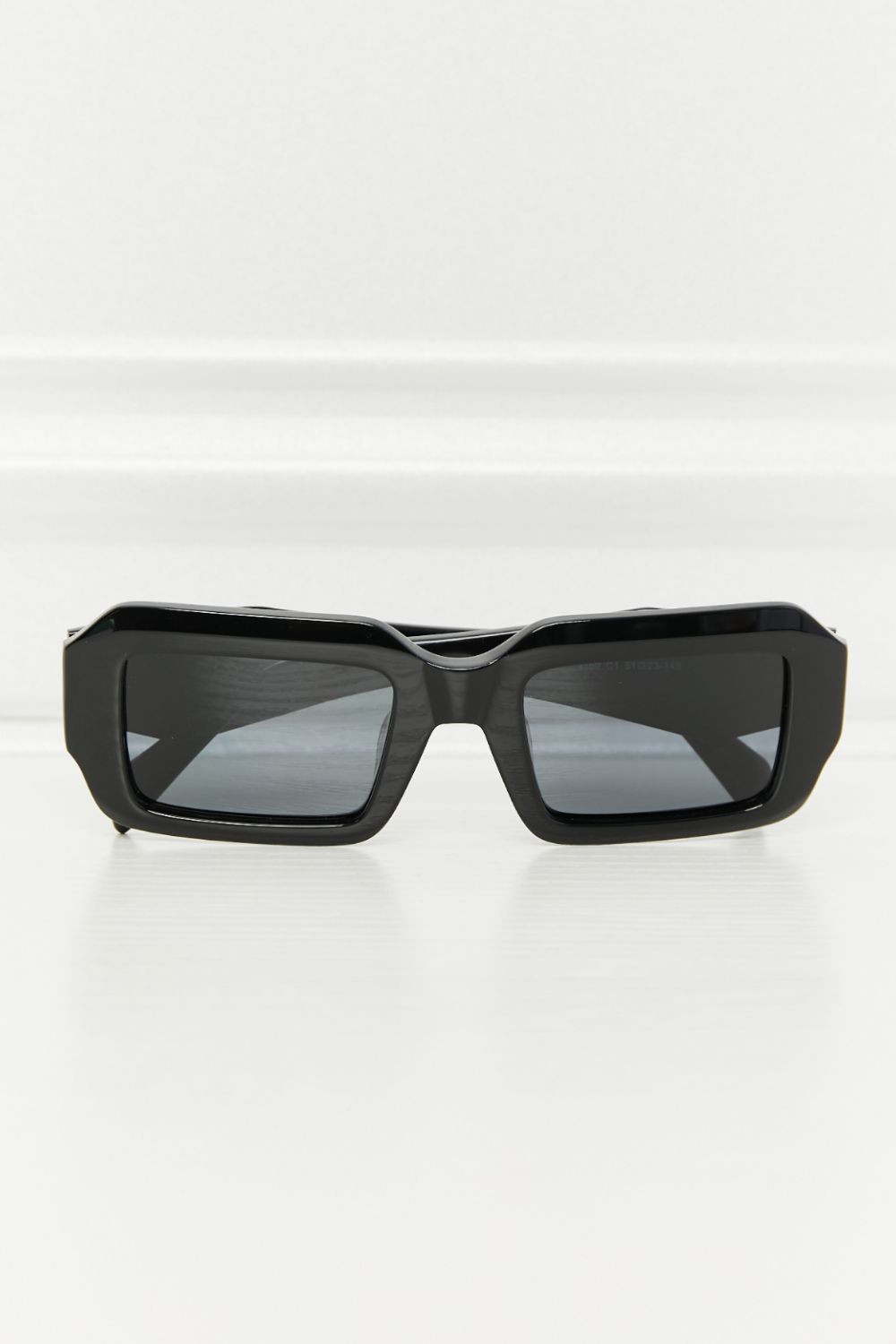 Rectangle TAC Polarization Lens Full Rim Sunglasses - Girl Code