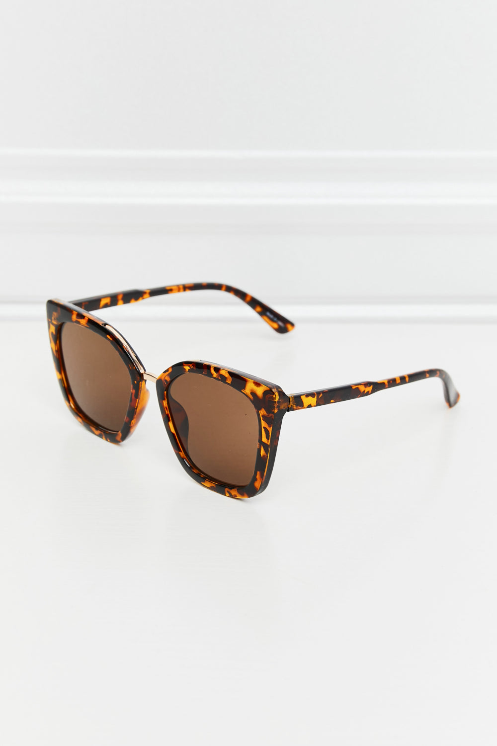 Cat Eye Full Rim Polycarbonate Sunglasses - Tangerine / One Size Girl Code